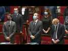 France's National Assembly pays tribute to murdered teacher