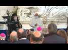 Pope Francis wearing face mask arrives at prayer for peace