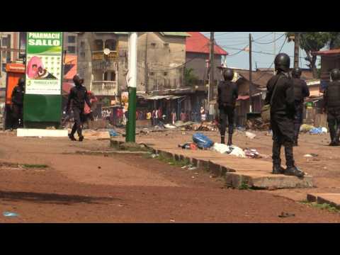 Guinea police and protesters clash in opposition stronghold in capital