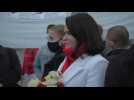 Belarusian opposition leader joins demonstration in Copenhagen - Label : AFPTV - First images - Category : News