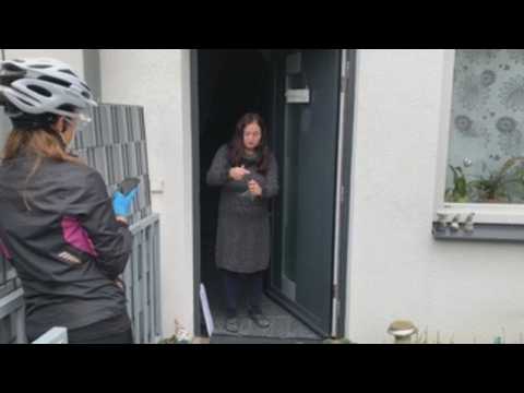 Bike couriers deliver PCR tests to homes in Vienna