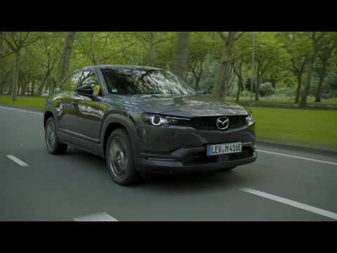 2020 All-New Mazda MX-30 in Machine Grey Driving Video