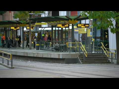 Britain: quiet rush hour in Manchester as region enters tier three restrictions