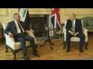 British Prime Minister Boris Johnson meets Iraqi counterpart at Downing Street