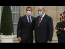 France's Macron receives Armenian counterpart Sarkissian at Elysee Palace