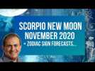 Scorpio New Moon supported by Pallas & Jupiter + Zodiac Sign Forecasts...