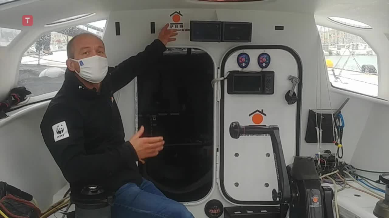  Vendée Globe : le skipper Kevin Escoffier vous fait la visite guidée de son bateau (Le Télégramme)