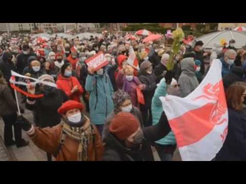 Protests against Lukashenko continue in Minsk
