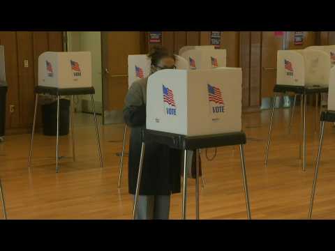 Maryland voters cast early ballots on eve of US election