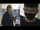 Hong Kong: Joshua Wong, Jimmy Lai arrive in court