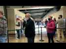 Long lines inside a polling station in Dayton, Ohio - Label : AFPTV - First images - Category : News