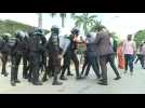 Ivory Coast police surround house of opposition leader