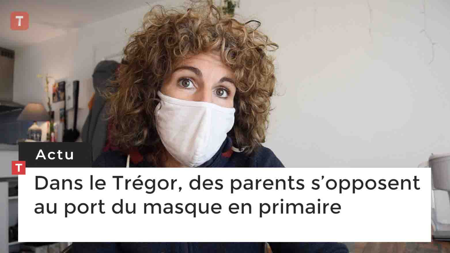 Dans le Trégor, des parents s’opposent au port du masque en primaire (Le Télégramme)
