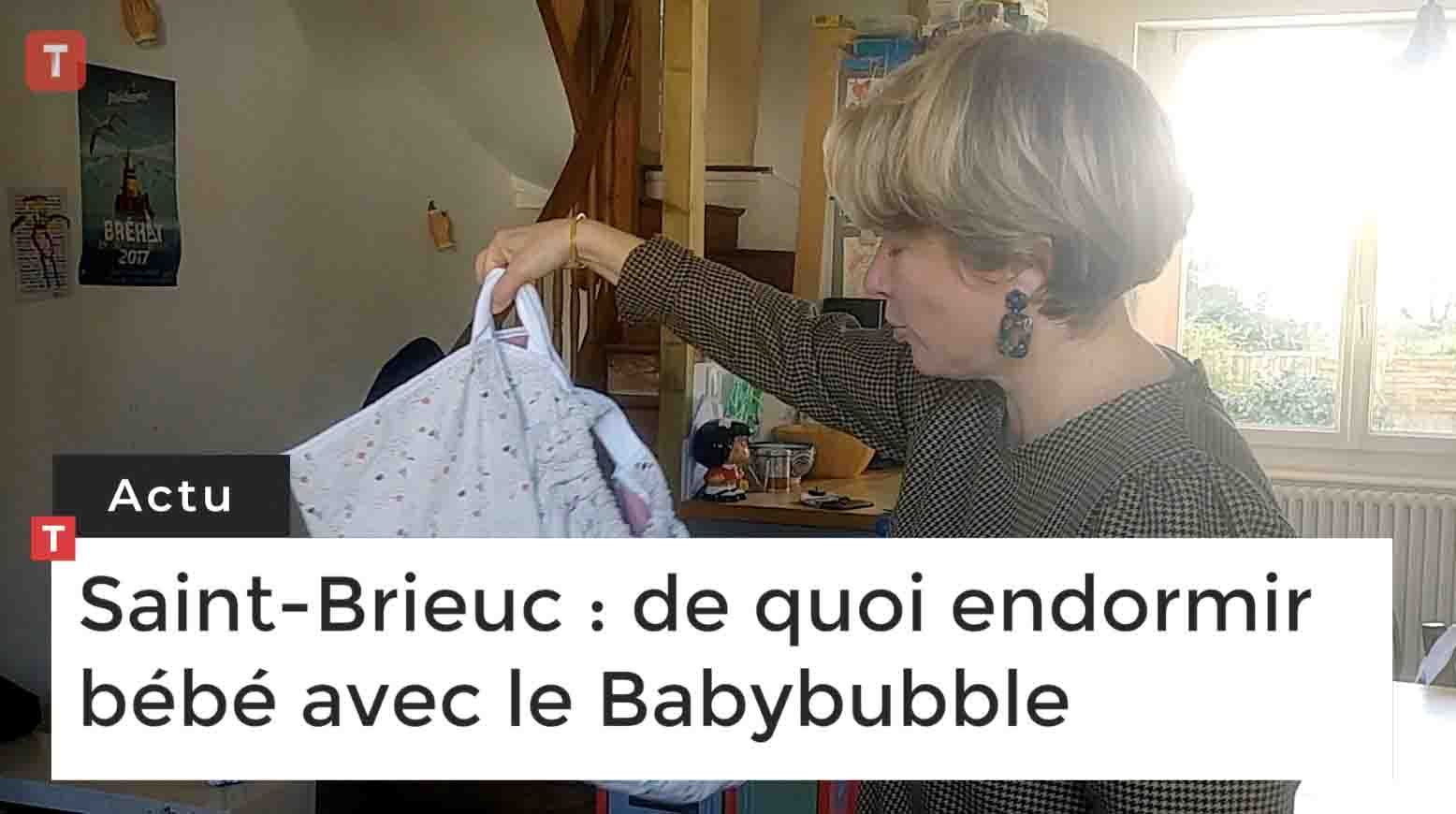 Saint-Brieuc : de quoi endormir bébé avec le Babybubble  (Le Télégramme)