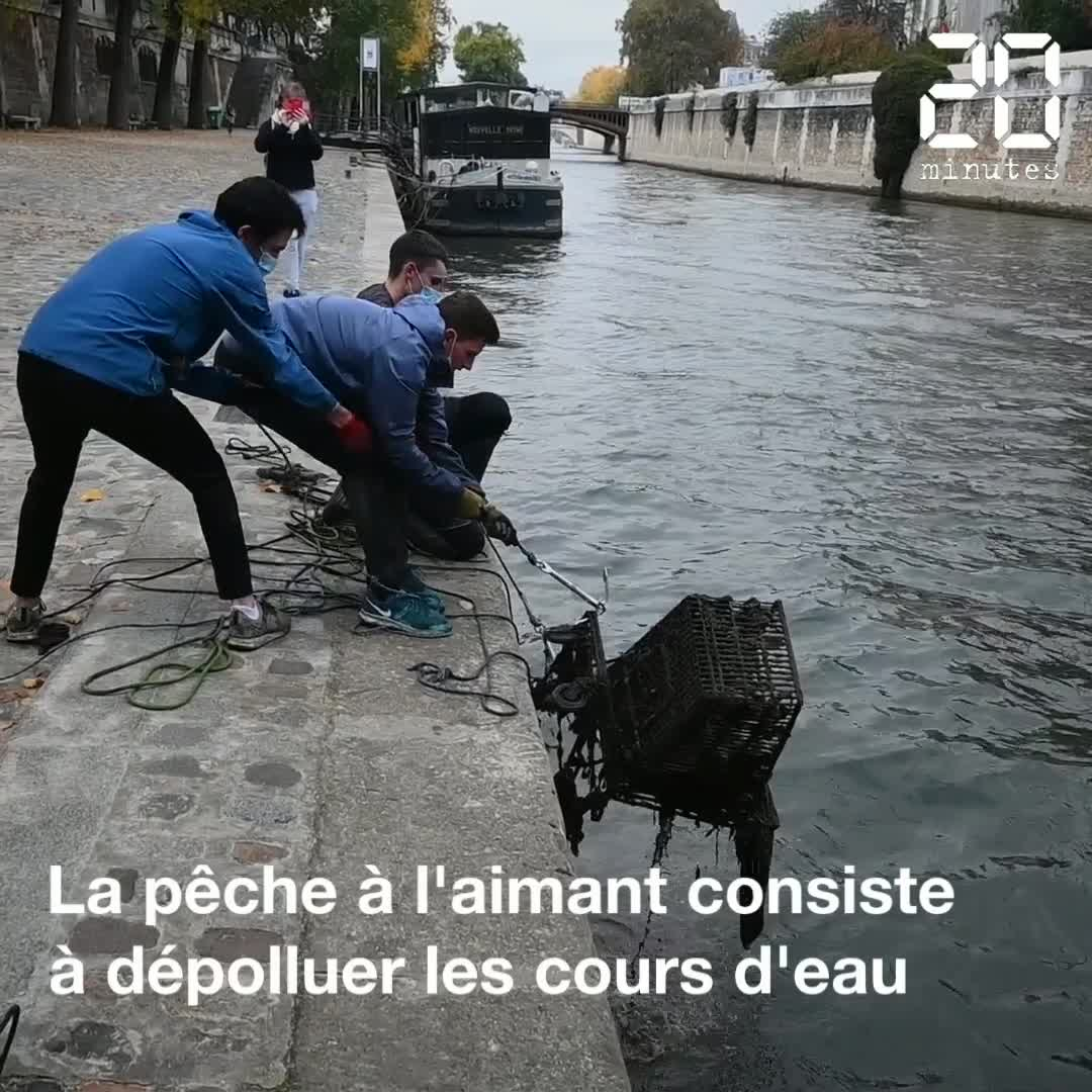 Pêche à l'aimant : deux enfants remontent une grenade encore active du  canal de l'Ourcq - Le Parisien