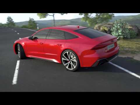 Audi RS 7 Sportback – Dynamic Ride Control Animation
