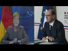 French PM Castex talks Covid-19, terrorism with Merkel via video