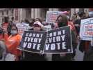 Protesters in NYC gather to demand all votes be counted