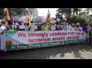 Dozens protest in Kolkata against Macron's comments on Mohammed cartoons
