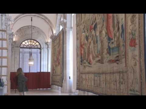 Royal Palace in Madrid displays 9 tapestries designed by Raphael