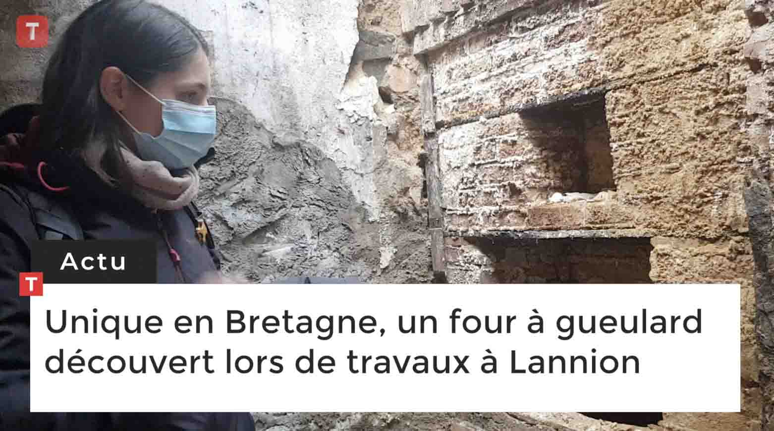 Unique en Bretagne, un four à gueulard découvert lors de travaux à Lannion (Le Télégramme)
