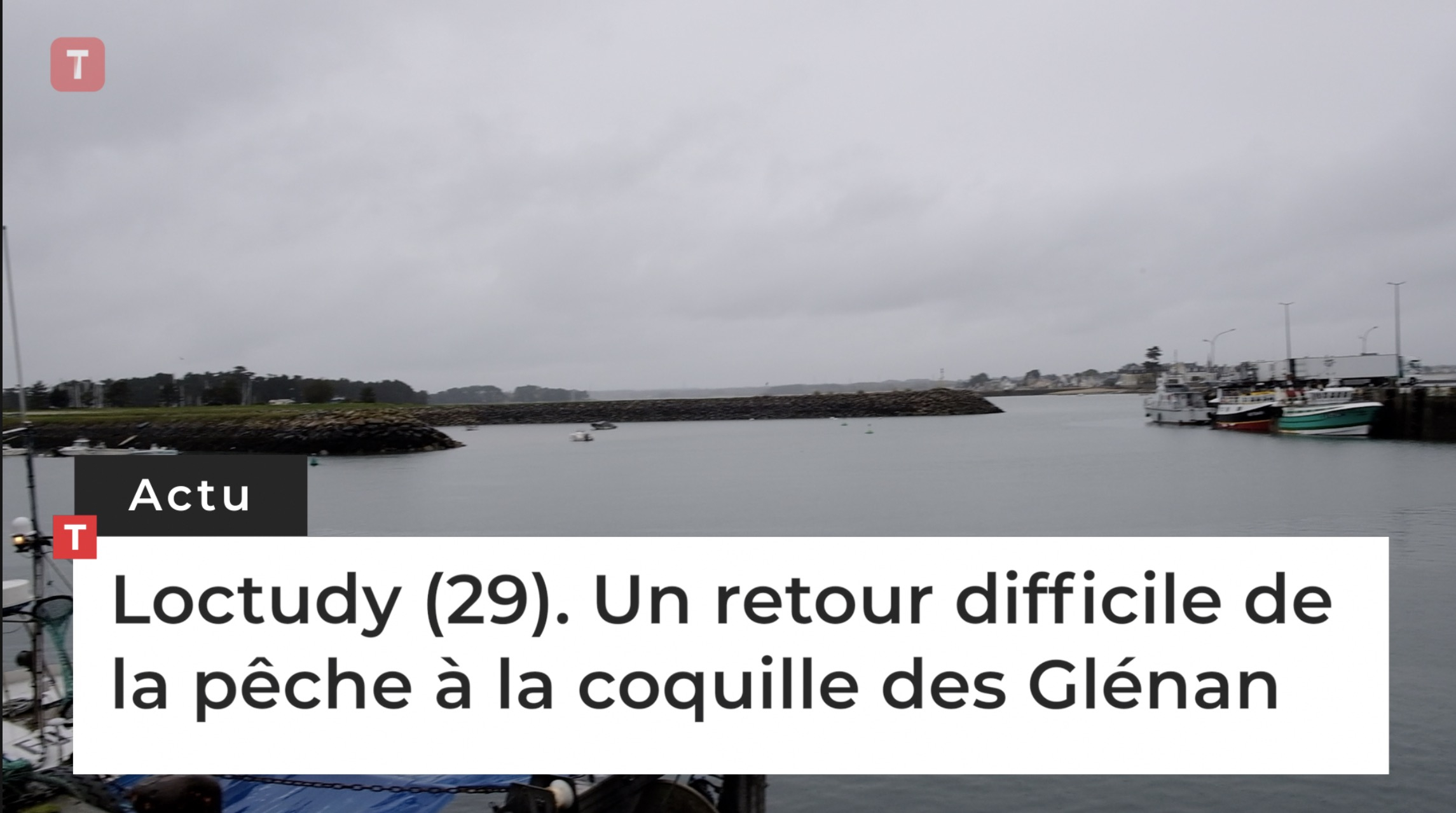 Loctudy (29). Un retour difficile de la pêche à la coquille des Glénan (Le Télégramme)