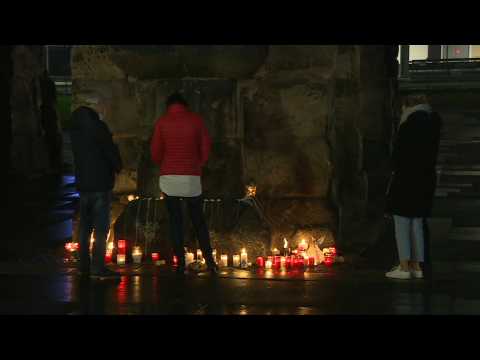 Trier residents pay tribute to car rampage dead