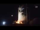 SpaceX rocket takes off for space station with four astronauts