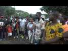 Malawi: supporters of self-proclaimed prophet Bushiri outside court after arrest - Label : AFPTV - First images - Category : News