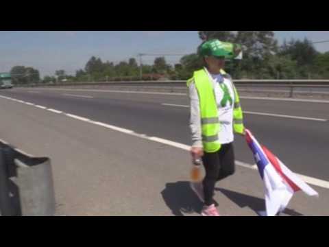 Woman in Chile to walk 250km to raise awareness of rape