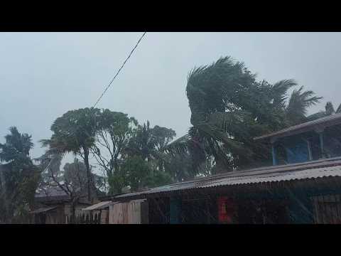 Strong winds, heavy rain before hurricane Iota makes landfall in Nicaragua
