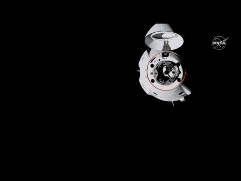 SpaceX Crew Dragon docks with International Space Station