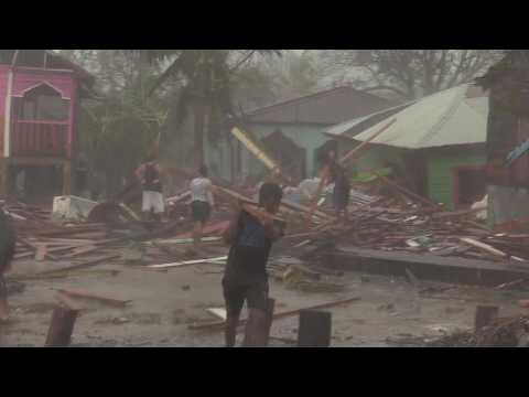 Aftermath of Hurricane Iota in Nicaragua