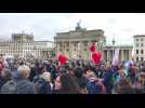 Thousands protest against virus restrictions in Berlin