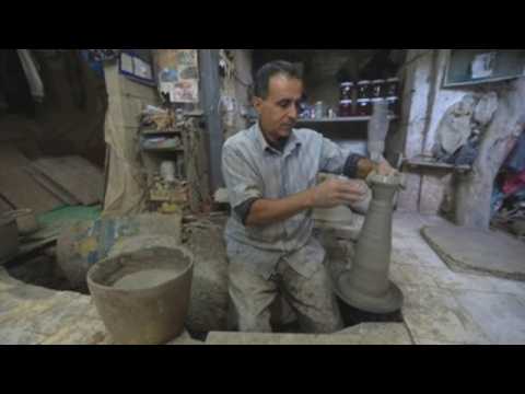 Fakhoury family keeps their old potery workshop open in West Bank