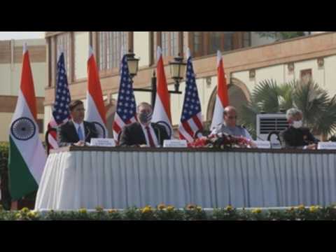 US Secretary of State Pompeo and Defence Secretary Esper visit India