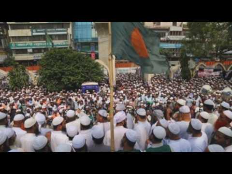 Protest in Bangladesh against Macron's comments over Prophet Muhammad cartoons