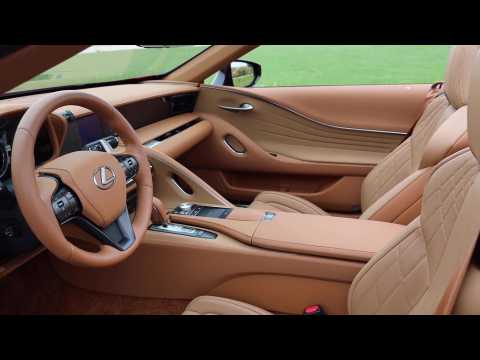 2021 Lexus LC 500 Convertible Interior Design