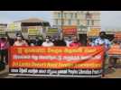 Protest against Mike Pompeo visit to Sri Lanka