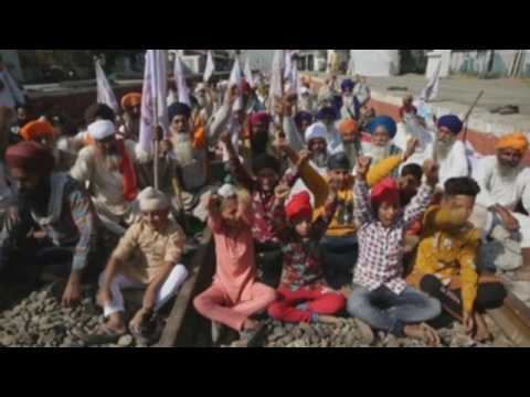 Children join protest against agri-bills in India