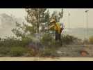 A fire near Los Angeles forces 60,000 people to evacuate