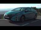 The new Toyota Prius Plug-in in Blue Driving Video