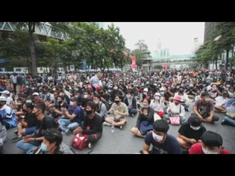 Pro-democracy protests continue in Bangkok
