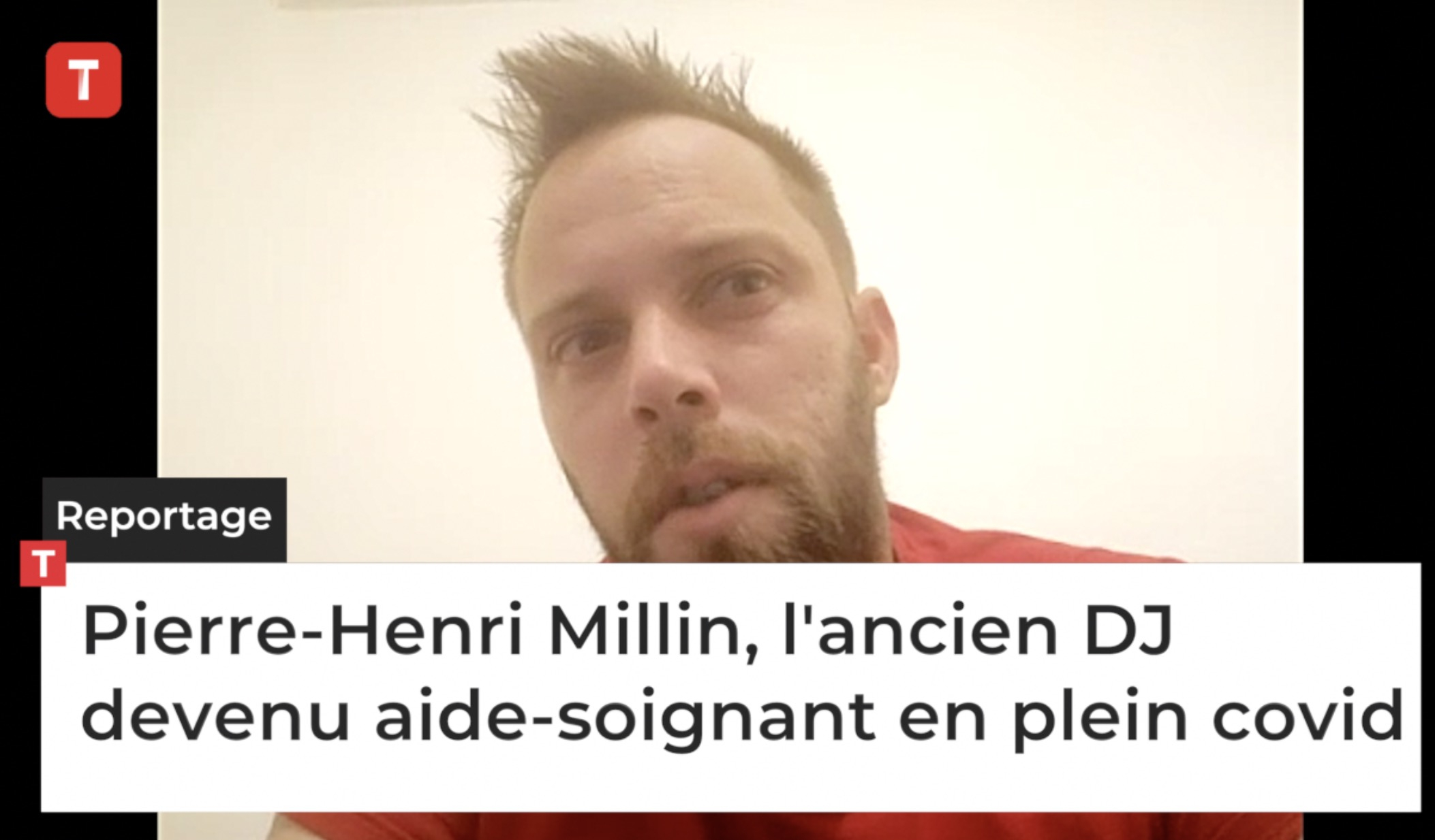 Pierre-Henri Millin, l'ancien DJ devenu aide-soignant en plein covid (Le Télégramme)