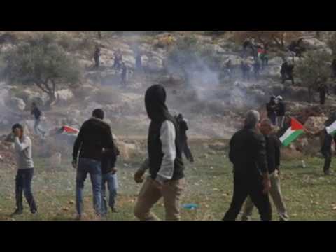 Clashes between Palestinians, Israeli soldiers during protests