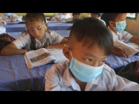 Schools reopen after months of pandemic in Cambodia