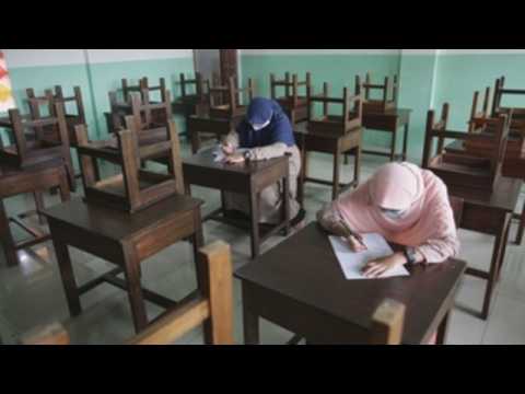 Schools begin to reopen in Indonesia with health protocols amid pandemic
