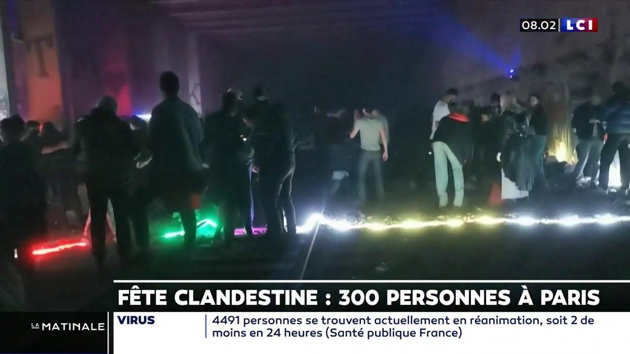 Fêtes clandestines à Paris et Joinville pendant le confinement (LCI)