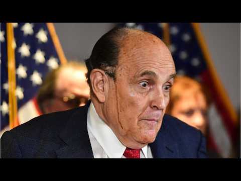 Rudy Giuliani's Hair Dye Trickled Down His Face At Wild News Conference