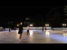 Tokyo ice rink brings some Christmas cheer amid virus
